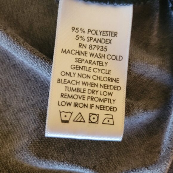 Susan Graver Printed Liquid Knit Bateau Neck Dolman Sleeve Top A263805 M - Picture 6 of 9